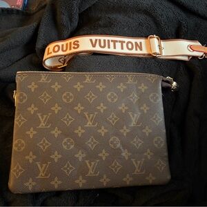 Brown Monogram Trio Pouch